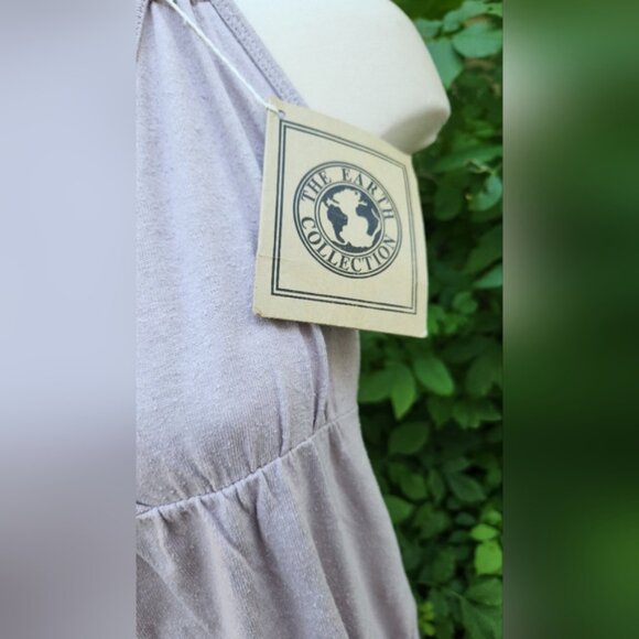 Earth Collection Nwt Lavender HalterNeck Women's Mini Dress‎ Y2k Style Non Toxic - Picture 3 of 8